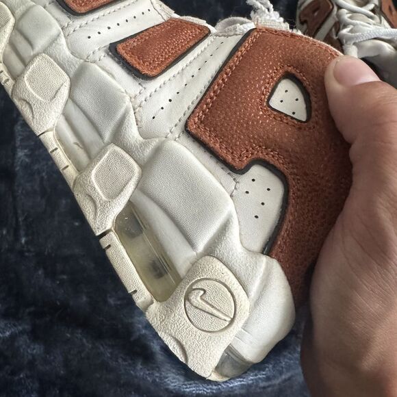 Nike Air More Uptempo Shoes Youth Size 2Y Basketball Suede DZ5322-001 - Picture 13 of 16